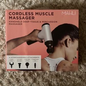 Cordless muscle massager